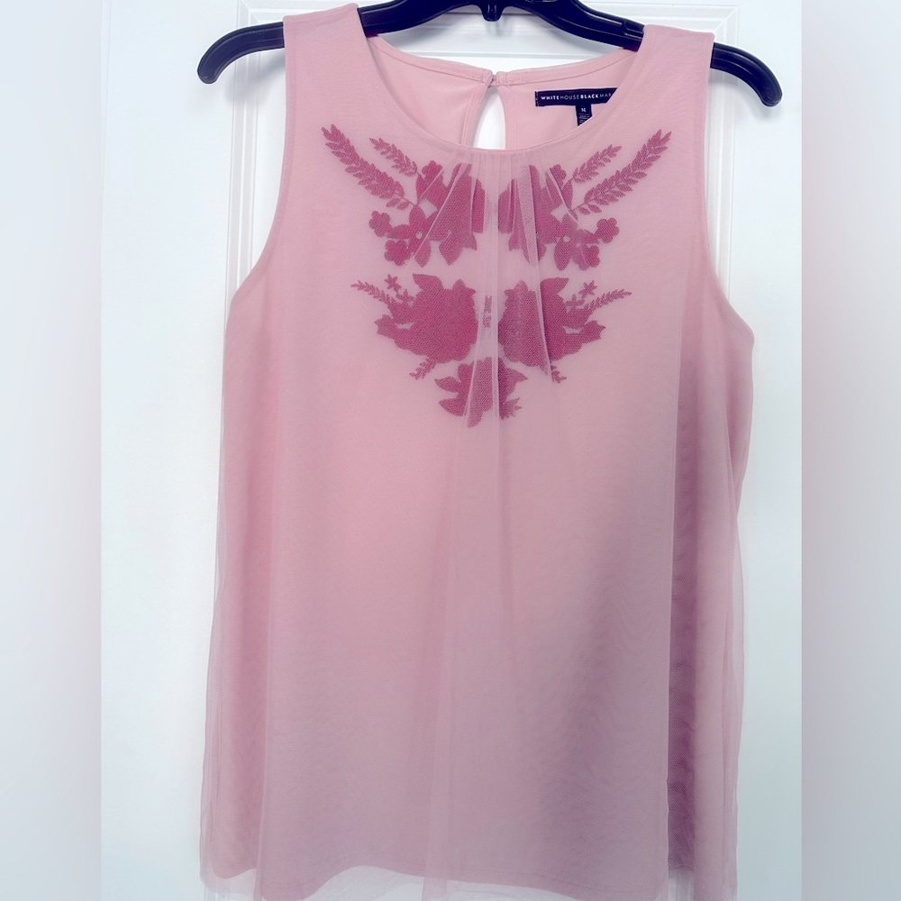 White House Black Market Women’s Top Pink Size: M